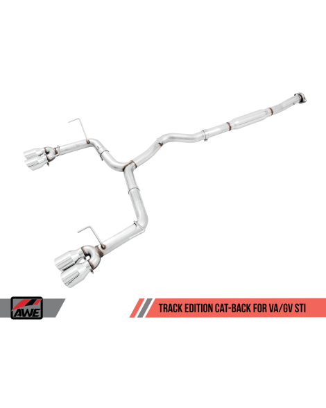 Subaru VA / GV WRX / STI Sedan 11-21 AWE Track Edition Exhaust Chrome Tips (102mm) Subaru VA / GV WRX / STI Sedan 11-21 AWE Track Edition Exhaust Chrome Tips (102mm)