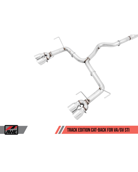 Subaru VA / GV WRX / STI Sedan 11-21 AWE Track Edition Exhaust Chrome Tips (102mm) Subaru VA / GV WRX / STI Sedan 11-21 AWE Track Edition Exhaust Chrome Tips (102mm)