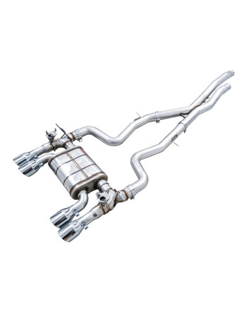 BMW M3 M4 F80 F82 F83 14-18 AWE Gen 2 SwitchPath™ Catback Exhaust Chrome Tips 3025-42070