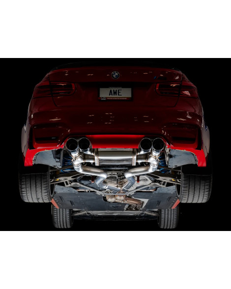 BMW M3 M4 F80 F82 F83 14-18 AWE Gen 2 SwitchPath™ Catback Exhaust Chrome Tips 3025-42070 BMW M3 M4 F80 F82 F83 14-18 AWE Gen 2 SwitchPath™ Catback Exhaust Chrome Tips 3025-42070