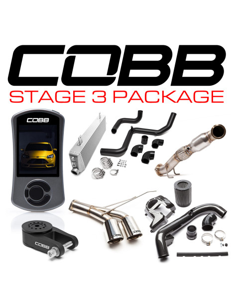 Ford Focus ST 13-18 COBB Tuning Stage 3 Carbon Fiber Power Package Ford Focus ST 13-18 COBB Tuning Stage 3 Carbon Fiber Power Package