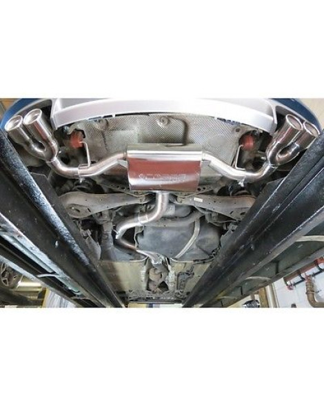 Audi TT 1.8 & 2.0 TFSI (Mk2) (2WD) Quad Exit T/P's 07-11 Cobra Sport Cat Back System