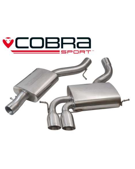 Audi S3 (8P) (3 door) Quattro 06-12 Cobra Cat Back System (Resonated) Audi S3 (8P) (3 door) Quattro 06-12 Cobra Cat Back System (Resonated)