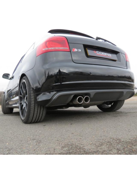 Audi S3 (8P) (3 door) Quattro 06-12 Cobra Turbo Back Package with Sports Cat (Resonated) Audi S3 (8P) (3 door) Quattro 06-12 Cobra Turbo Back Package with Sports Cat (Resonated)