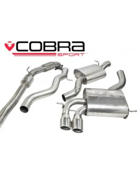 Audi S3 (8P) (3 door) Quattro 06-12 Cobra Turbo Back Package with Sports Cat (Resonated) Audi S3 (8P) (3 door) Quattro 06-12 Cobra Turbo Back Package with Sports Cat (Resonated)