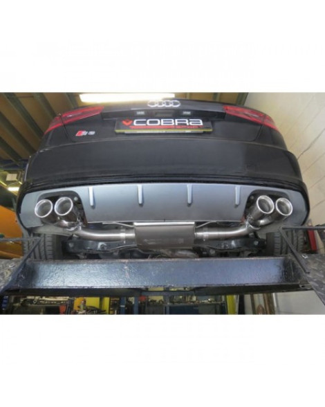 Audi S3 (8V) (3 door) Quattro 13-17 Cobra Sport Turbo Back Package with De-Cat (Resonated / Non Valved) Audi S3 (8V) (3 door) Quattro 13-17 Cobra Sport Turbo Back Package with De-Cat (Resonated / Non Valved)
