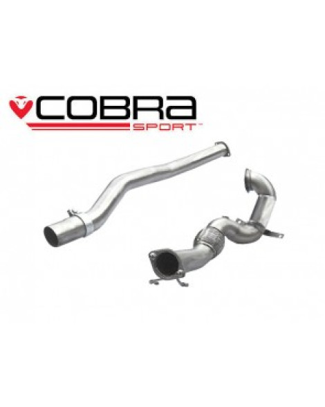 Audi S3 (8V) (3 door) Quattro 13-17 Cobra Sport Front Pipe / De-Cat Audi S3 (8V) (3 door) Quattro 13-17 Cobra Sport Front Pipe / De-Cat