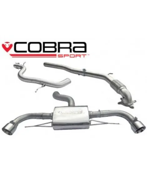 Audi TT 1.8 & 2.0 TFSI (Mk2) (2WD) Dual Exit T/P's 11-14 Cobra Sport Turbo Back Package with De-Cat Audi TT 1.8 & 2.0 TFSI (Mk2) (2WD) Dual Exit T/P's 11-14 Cobra Sport Turbo Back Package with De-Cat
