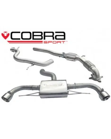 Audi TT 1.8 & 2.0 TFSI (Mk2) (2WD) Dual Exit T/P's 11-14 Cobra Sport Turbo Back Package with Sports Cat Audi TT 1.8 & 2.0 TFSI (Mk2) (2WD) Dual Exit T/P's 11-14 Cobra Sport Turbo Back Package with Sports Cat