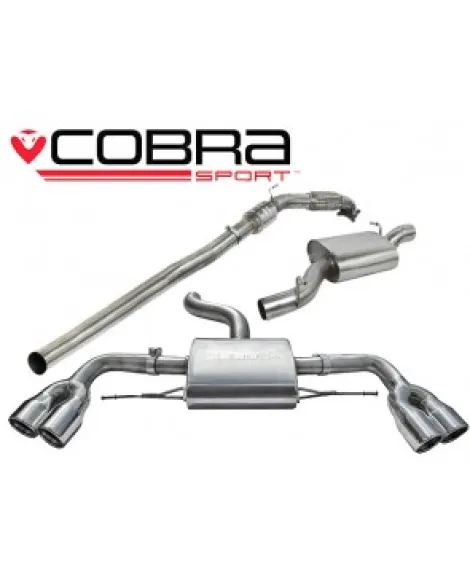 Audi TTS 2.0 TTS (Mk2) (Quattro) Coupe 08-14 Cobra Sport Turbo Back Package with De-Cat (Resonated) Audi TTS 2.0 TTS (Mk2) (Quattro) Coupe 08-14 Cobra Sport Turbo Back Package with De-Cat (Resonated)
