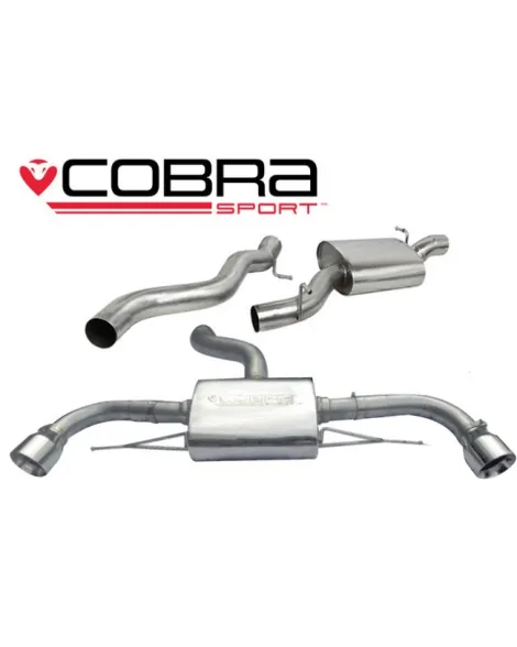 Audi TT 2.0 TFSI (Mk2) (Quattro) 12-14 Cobra Cat Back Exhaust System (Resonated) Audi TT 2.0 TFSI (Mk2) (Quattro) 12-14 Cobra Cat Back Exhaust System (Resonated)