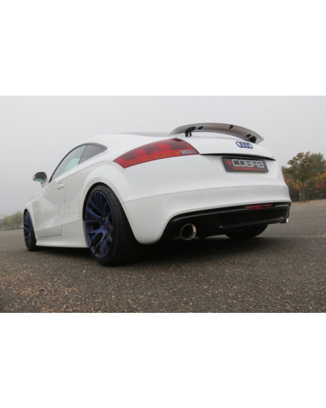 Audi TT 1.8 & 2.0 TFSI (Mk2) (2WD) Dual Exit T/P's 11-14 Cobra Sport Cat Back System Audi TT 1.8 & 2.0 TFSI (Mk2) (2WD) Dual Exit T/P's 11-14 Cobra Sport Cat Back System
