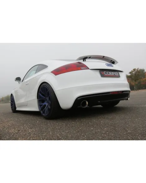 Audi TT 1.8 & 2.0 TFSI (Mk2) (2WD) Dual Exit T/P's 11-14 Cobra Sport Cat Back System