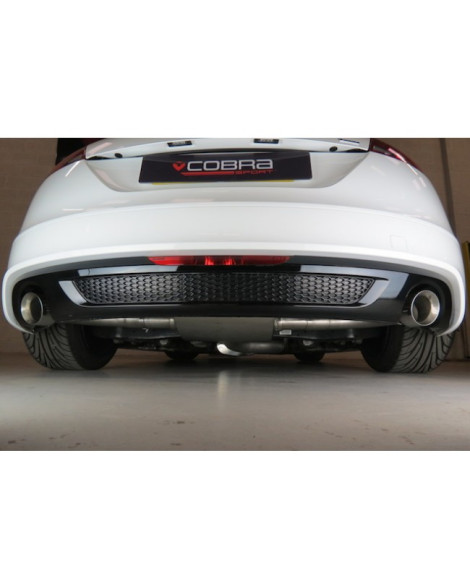 Audi TT 1.8 & 2.0 TFSI (Mk2) (2WD) Dual Exit T/P's 11-14 Cobra Sport Cat Back System Audi TT 1.8 & 2.0 TFSI (Mk2) (2WD) Dual Exit T/P's 11-14 Cobra Sport Cat Back System