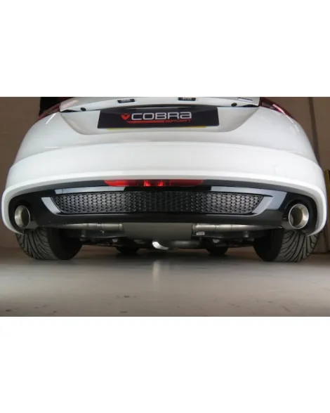 Audi TT 1.8 & 2.0 TFSI (Mk2) (2WD) Dual Exit T/P's 11-14 Cobra Sport Cat Back System