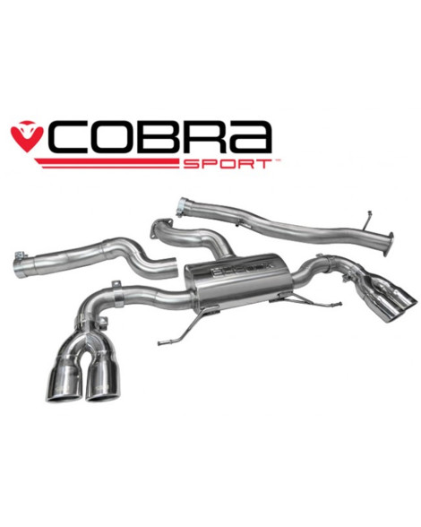 Audi S1 Quattro 14-18 Cobra Cat Back System (Non-Resonated) Audi S1 Quattro 14-18 Cobra Cat Back System (Non-Resonated)