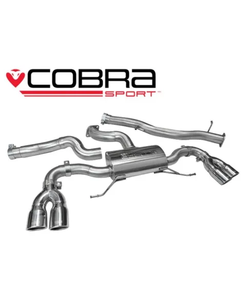 Audi S1 Quattro 14-18 Cobra Cat Back System (Non-Resonated) Audi S1 Quattro 14-18 Cobra Cat Back System (Non-Resonated)