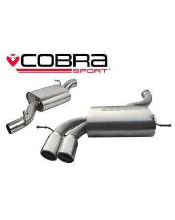 Audi A3 (8P) 2.0 TFSI Quattro (3 Door) 04-12 Cobra Cat Back System (Resonated)