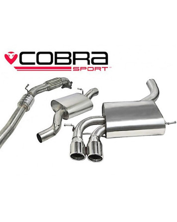 Audi A3 (8P) 2.0 TFSI Quattro (3 Door) 04-12 Cobra Turbo Back Package (with Sports Cat & Resonator)