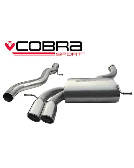 Audi A3 (8P) 2.0 TFSI Quattro (3 Door) 04-12 Cat Back System (Non-Resonated)