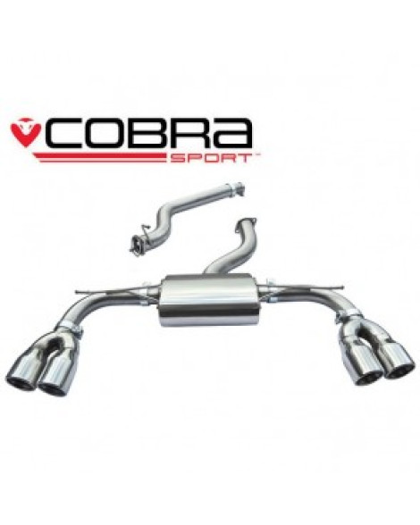 Audi S3 (8V) (saloon) Quattro 13-18 Cat Back System (Non Resonated / Non Valved) Audi S3 (8V) (saloon) Quattro 13-18 Cat Back System (Non Resonated / Non Valved)
