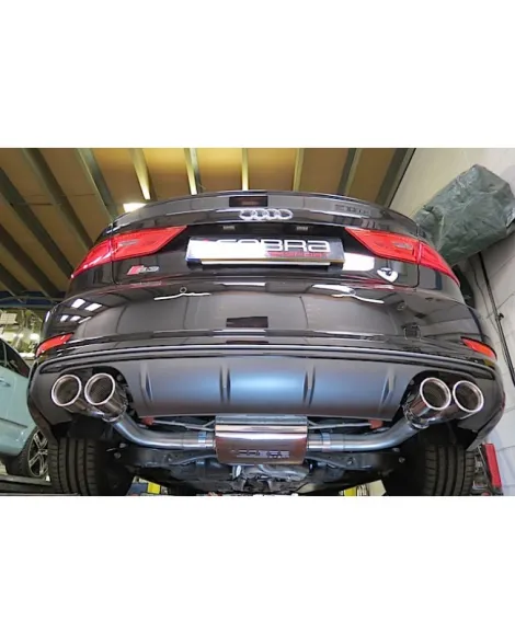 Audi S3 (8V) (saloon) Quattro 13-18 Cobra Turbo Back Package with De-Cat (Non-Resonated / Non Valved)