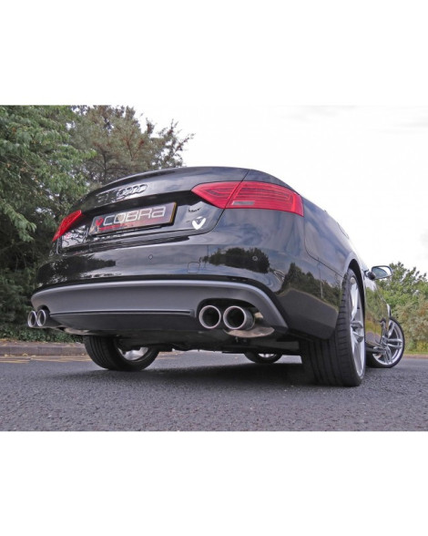 Audi S5 B8/8.5) 3.0 TFSI Coupe 09-16 Cobra Cat Back System (Non Resonated) Audi S5 B8/8.5) 3.0 TFSI Coupe 09-16 Cobra Cat Back System (Non Resonated)