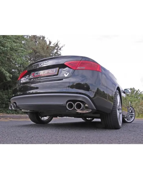 Audi S5 (B8 & 8.5) 3.0 TFSI Coupe 09-16 Cobra Cat Back System (Resonated) Audi S5 (B8 & 8.5) 3.0 TFSI Coupe 09-16 Cobra Cat Back System (Resonated)