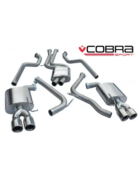 Audi S5 B8/8.5) 3.0 TFSI Coupe 09-16 Cobra Cat Back System (Non Resonated) Audi S5 B8/8.5) 3.0 TFSI Coupe 09-16 Cobra Cat Back System (Non Resonated)