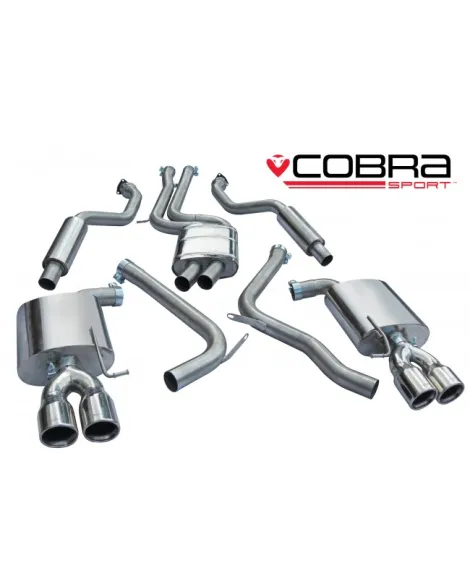 Audi S5 (B8 & 8.5) 3.0 TFSI Coupe 09-16 Cobra Cat Back System (Resonated) Audi S5 (B8 & 8.5) 3.0 TFSI Coupe 09-16 Cobra Cat Back System (Resonated)