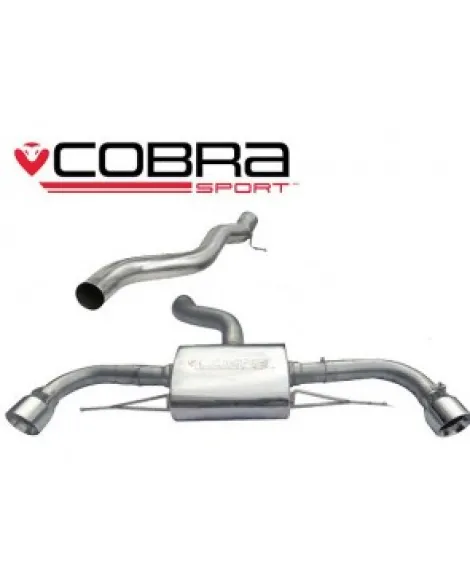 Audi TT 3.2 V6 (Mk2) (Quattro) Coupe 07-11 Cobra Cat Back System (Non Resonated) Audi TT 3.2 V6 (Mk2) (Quattro) Coupe 07-11 Cobra Cat Back System (Non Resonated)