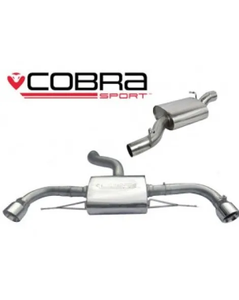 Audi TT 3.2 V6 (Mk2) (Quattro) Coupe 07-11 Cobra Cat Back System (Resonated) Audi TT 3.2 V6 (Mk2) (Quattro) Coupe 07-11 Cobra Cat Back System (Resonated)