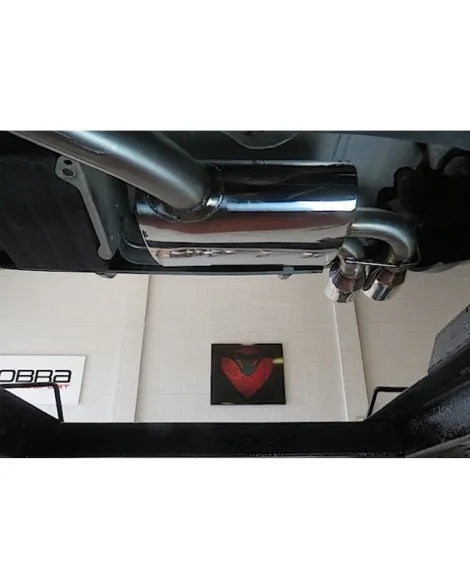 Audi S3 (8P) (3 door) Quattro 06-12 Cobra Turbo Back Package with Sports Cat (Non-Resonated)