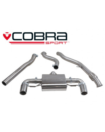 BMW M135i (3 & 5 door) (F20 & F21) 13+ Cobra Cat Back System (Non Resonated)