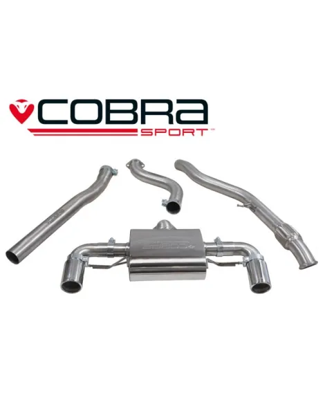 BMW M135i (3 & 5 door) (F20 & F21) 13+ Cobra Cat Back System (Non Resonated)