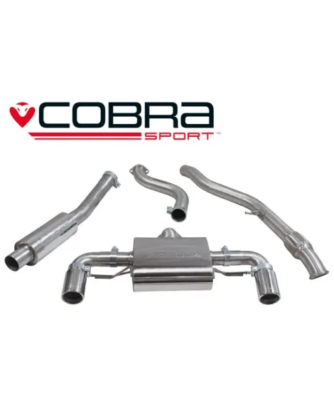 BMW M240i (F22 LCI) Auto Gearbox 15+ Cobra Sport Cat Back System (Non Resonated) BMW M240i (F22 LCI) Auto Gearbox 15+ Cobra Sport Cat Back System (Non Resonated)