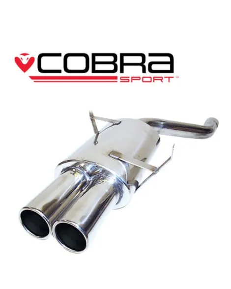 BMW 323 (E46) 98-06 Cobra Rear Box (Single Inlet Pipe Application Only)