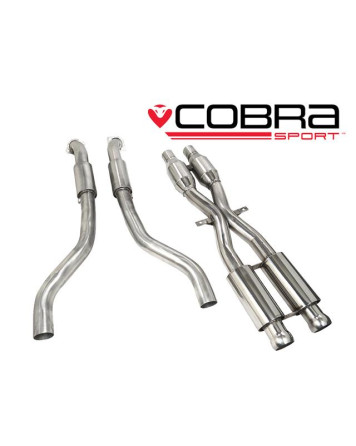 BMW M3 (E90 Saloon, E92 Coupe & E93 Cabriolet) 07-12 Cobra Exhaust Front Pipes & De-Cat Section