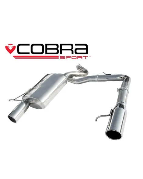 BMW 318D/320D Diesel (E90) Saloon 05-11 Cobra Dual Exit Rear Box Section (Fits BM65 / BMW 335 panel) BMW 318D/320D Diesel (E90) Saloon 05-11 Cobra Dual Exit Rear Box Section (Fits BM65 / BMW 335 panel)