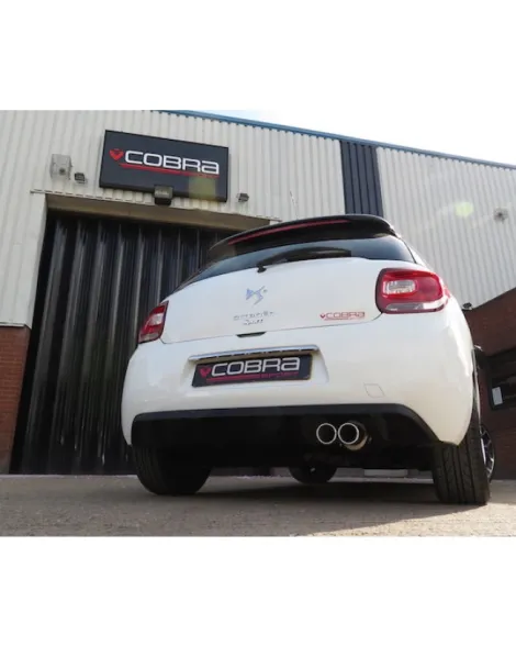Citroen DS3 1.6 THP 155 & Racing 10+ Cobra Cat Back System (Resonated) Citroen DS3 1.6 THP 155 & Racing 10+ Cobra Cat Back System (Resonated)