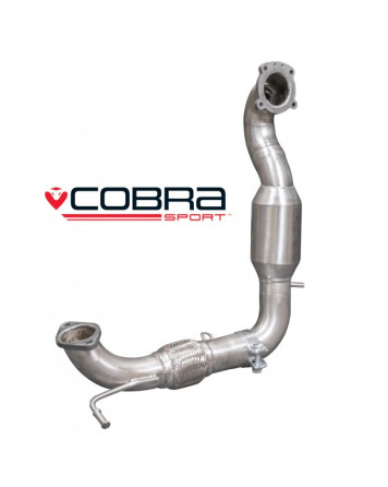 Ford Fiesta Mk7 1.0T EcoBoost (Zetec) 13+ Cobra Sports Cat Pipe