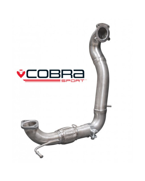 Ford Fiesta Mk7 1.0T EcoBoost (Zetec S) 13+ Cobra De-Cat Pipe 
