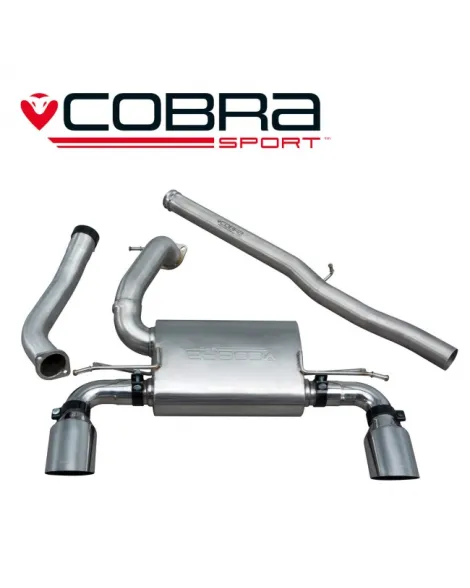 Ford Focus RS (Mk3) 15+ Cobra Cat Back System (Non Resonated) (Non Valved)