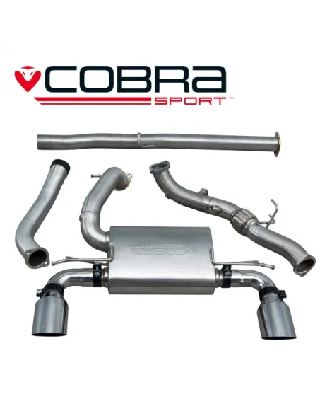 Ford Focus RS (Mk3) 15+ Cobra Turbo Back Package (with De-Cat & Non Resonated) (Non Valved) Ford Focus RS (Mk3) 15+ Cobra Turbo Back Package (with De-Cat & Non Resonated) (Non Valved)