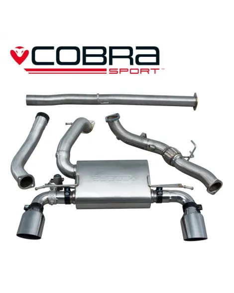 Ford Focus RS (Mk3) 15+ Cobra Turbo Back Package (with De-Cat & Non-Resonated) (Valved) Ford Focus RS (Mk3) 15+ Cobra Turbo Back Package (with De-Cat & Non-Resonated) (Valved)