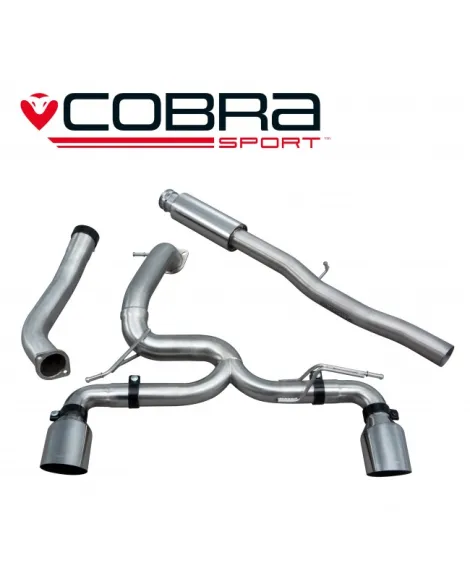 Ford Focus RS (Mk3) 15+ Cobra Cat Back System (Venom) (Non Valved) Ford Focus RS (Mk3) 15+ Cobra Cat Back System (Venom) (Non Valved)