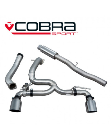Ford Focus RS (Mk3) 15+ Cobra Cat Back System (Venom) (Valved)