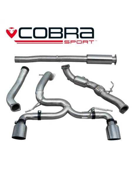 Ford Focus RS (Mk3) 15+ Cobra Turbo Back Package (with Sports Cat) Venom (Non Valved) Ford Focus RS (Mk3) 15+ Cobra Turbo Back Package (with Sports Cat) Venom (Non Valved)