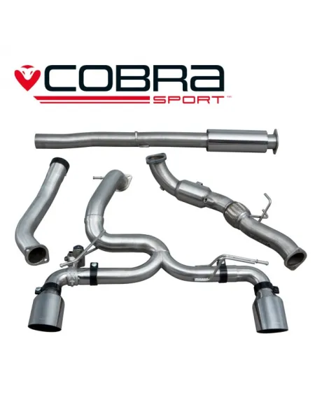 Ford Focus RS (Mk3) 15+ Cobra Turbo Back Package (with Sports Cat) Venom (Valved) Ford Focus RS (Mk3) 15+ Cobra Turbo Back Package (with Sports Cat) Venom (Valved)