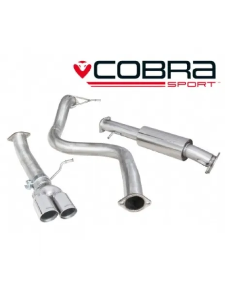 Ford Fiesta Mk7 ST180 & ST200 13+ Cobra 3" Twin Tailpipe Cat Back System (Venom Range) Ford Fiesta Mk7 ST180 & ST200 13+ Cobra 3" Twin Tailpipe Cat Back System (Venom Range)